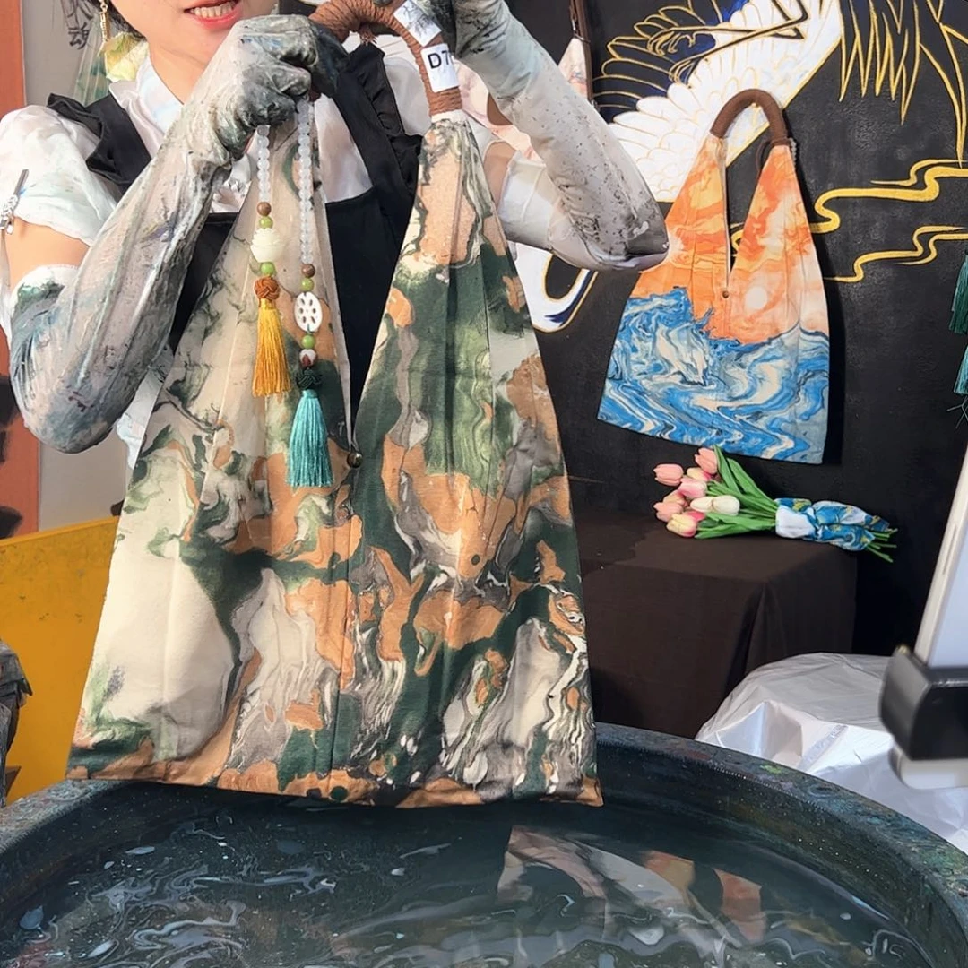 764禅意包包绿色琉璃