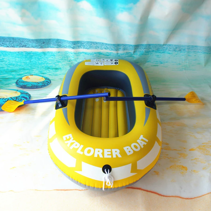 加厚pvc皮划艇充气船激流勇进水上项目水上用品游泳车内饰品摆件