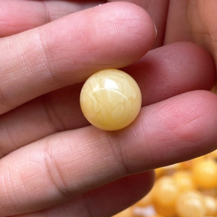 蜜蜡裸石未镶嵌蜜蜡珠子