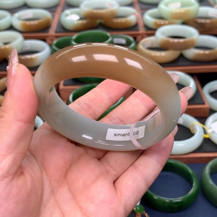 和田玉手镯未镶嵌5859圈口