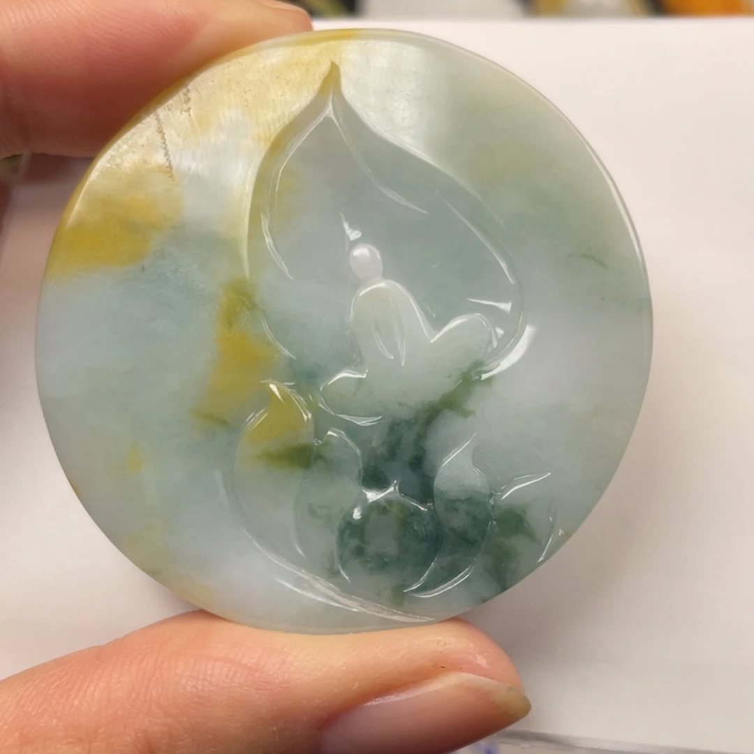 翡翠未镶嵌颈饰翡翠吊坠