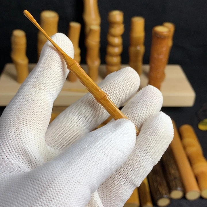 【闪购商品】第**糖实心玉竹手工掏耳勺