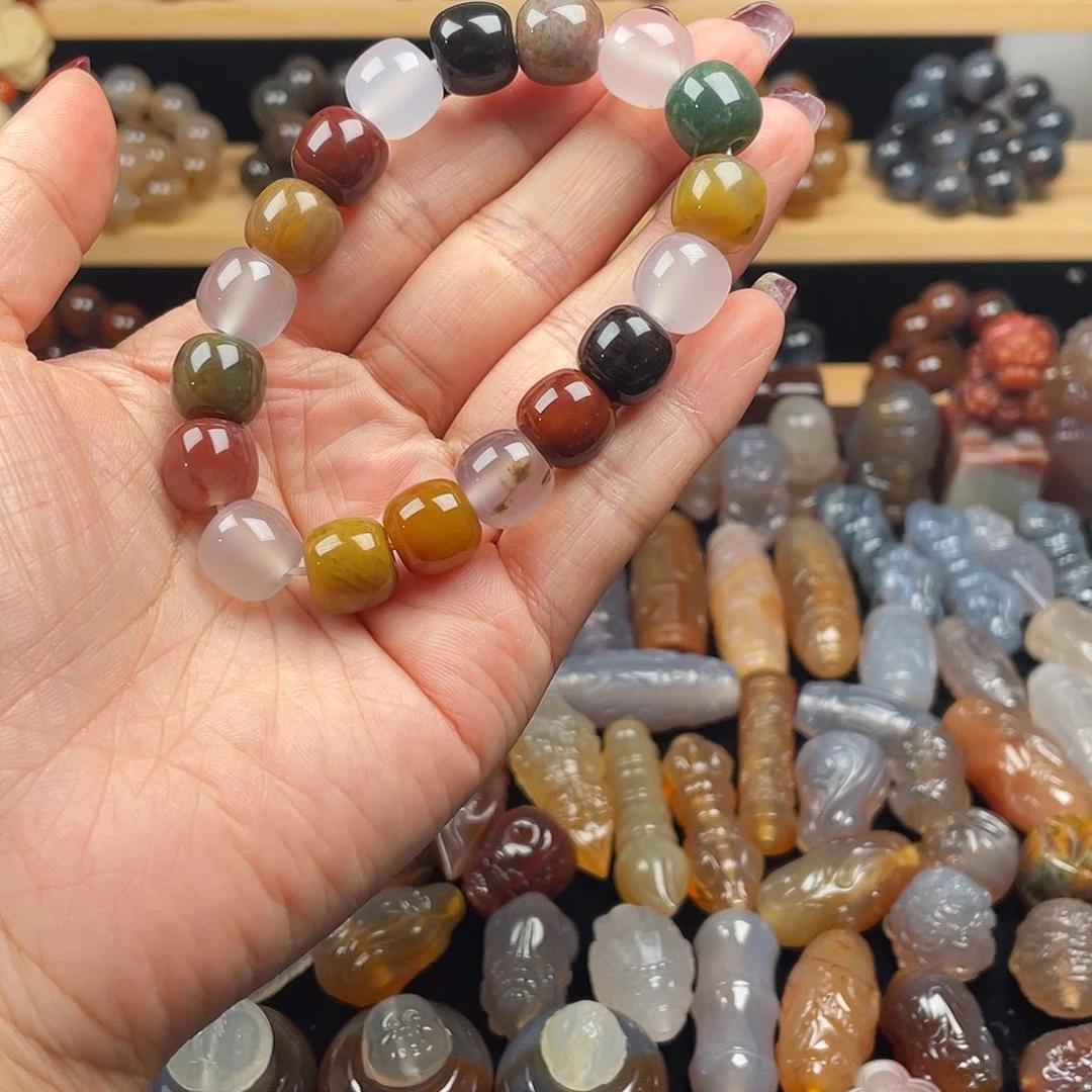 未镶嵌玛瑙/玉髓珠宝奇石