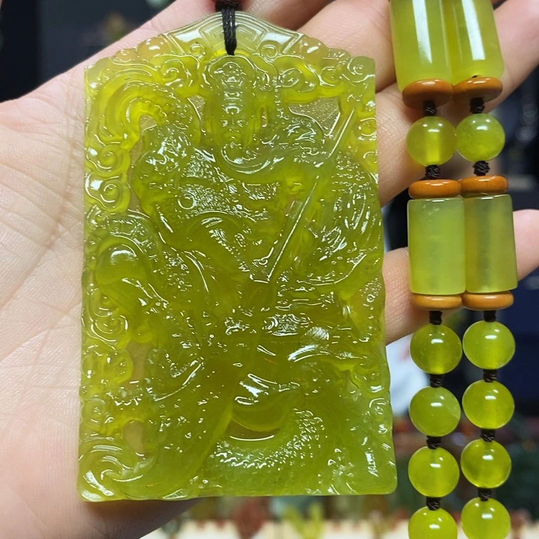 未镶嵌岫玉挂件吊坠