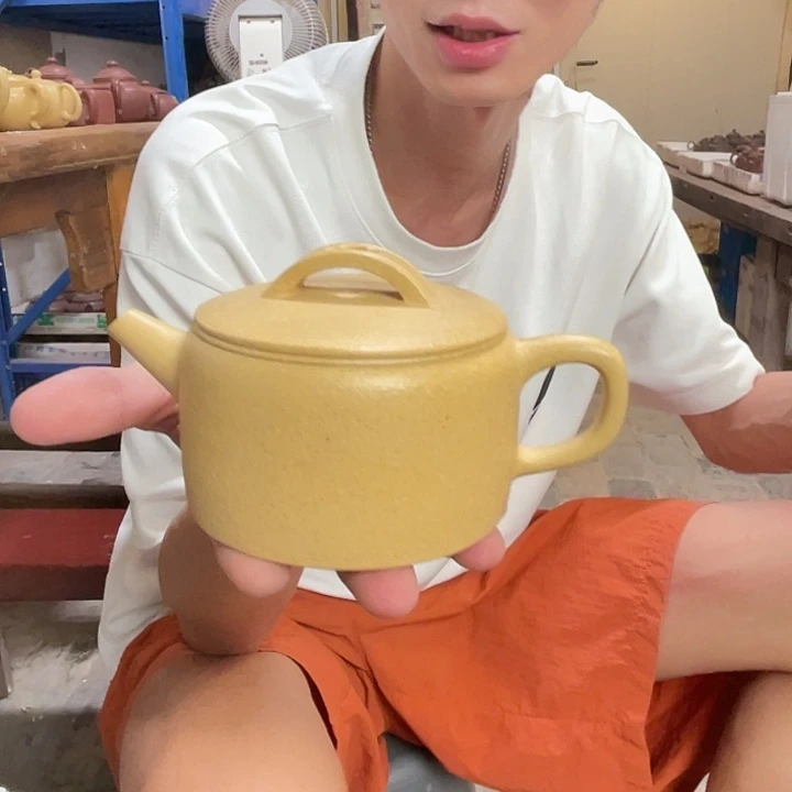 茶壶紫砂xj本绿汉瓦暇