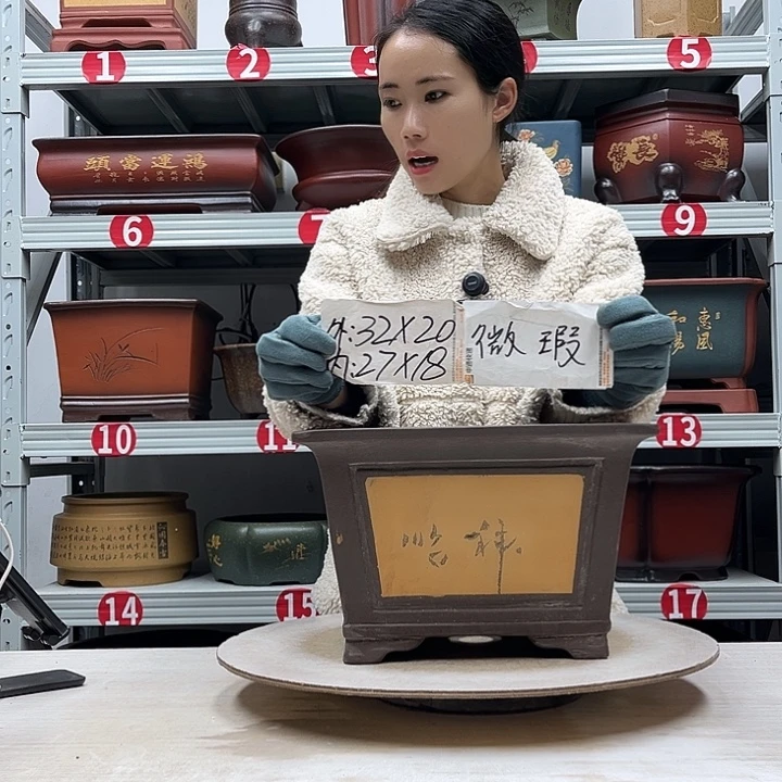 紫砂花盆紫砂花盆