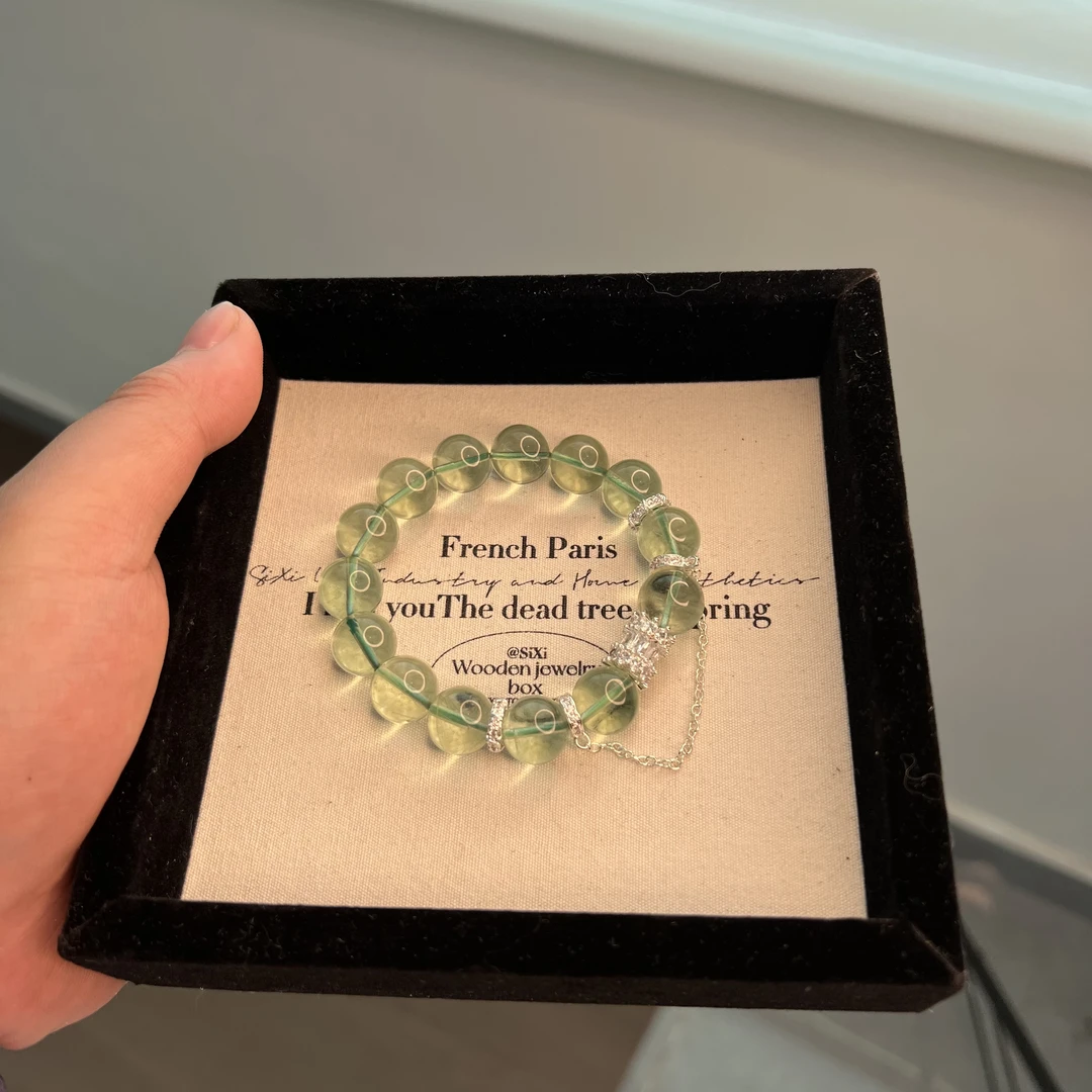 2号链接 天然水晶手链下单链接 镶嵌单圈 手镯