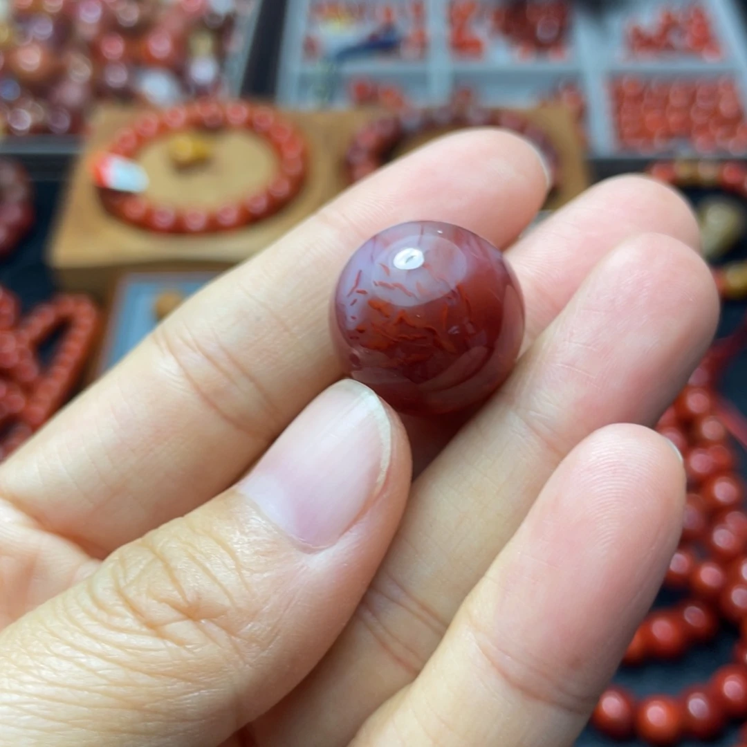 南红玛瑙未镶嵌单珠多样性发1  19