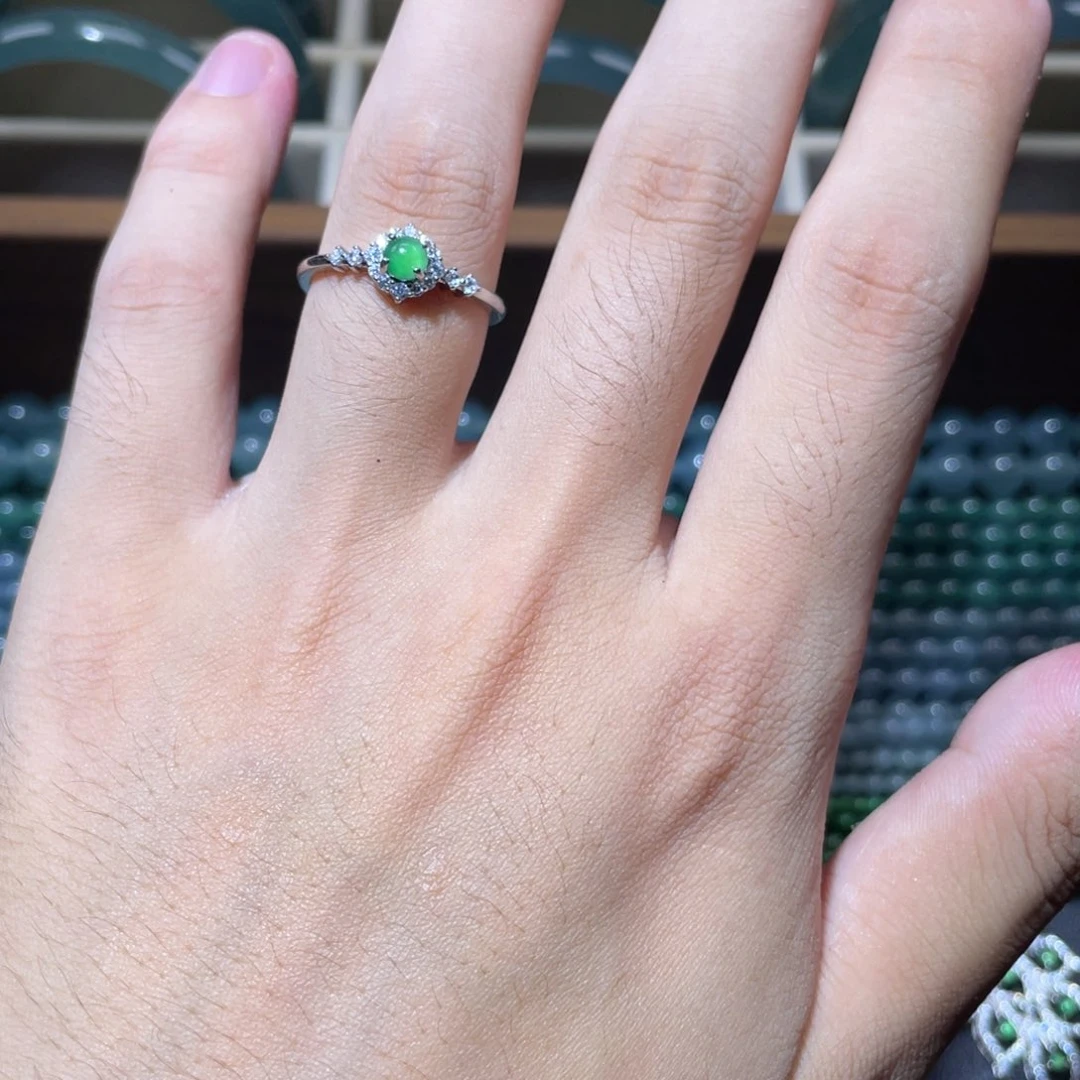 翡翠未镶嵌吊坠(不含链)戒指