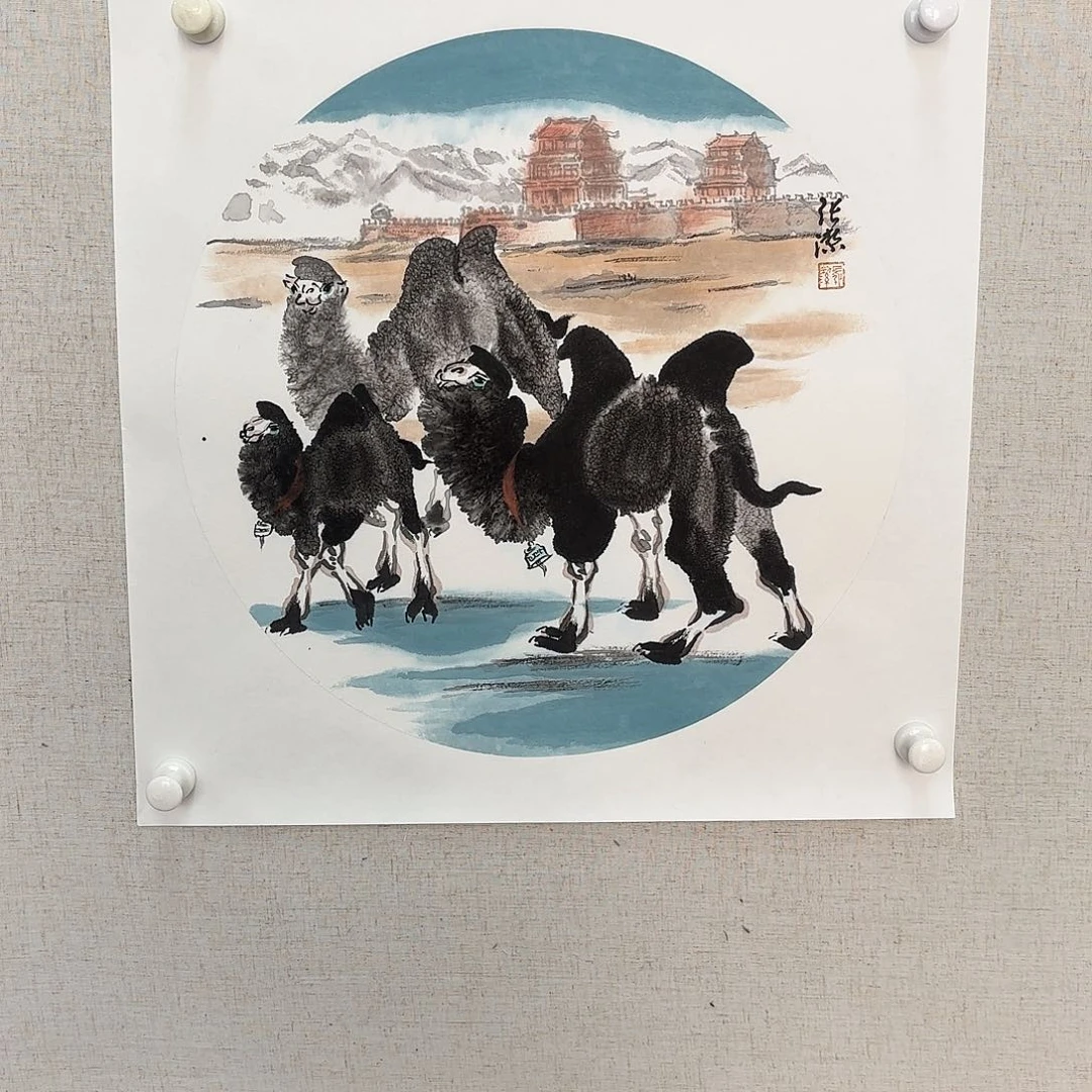 国画亲笔手绘原创