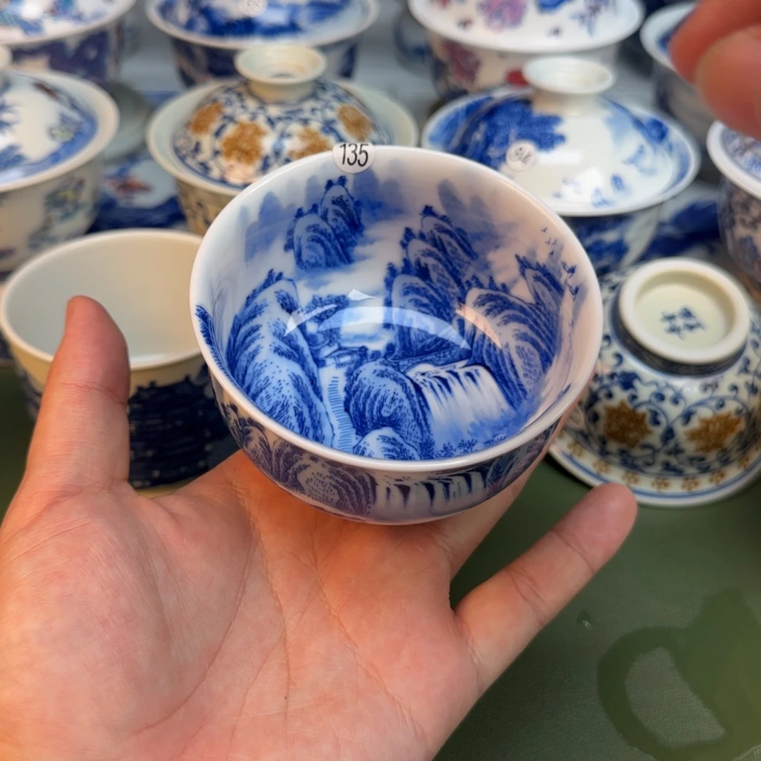 彦祖纯手工手绘茶具138