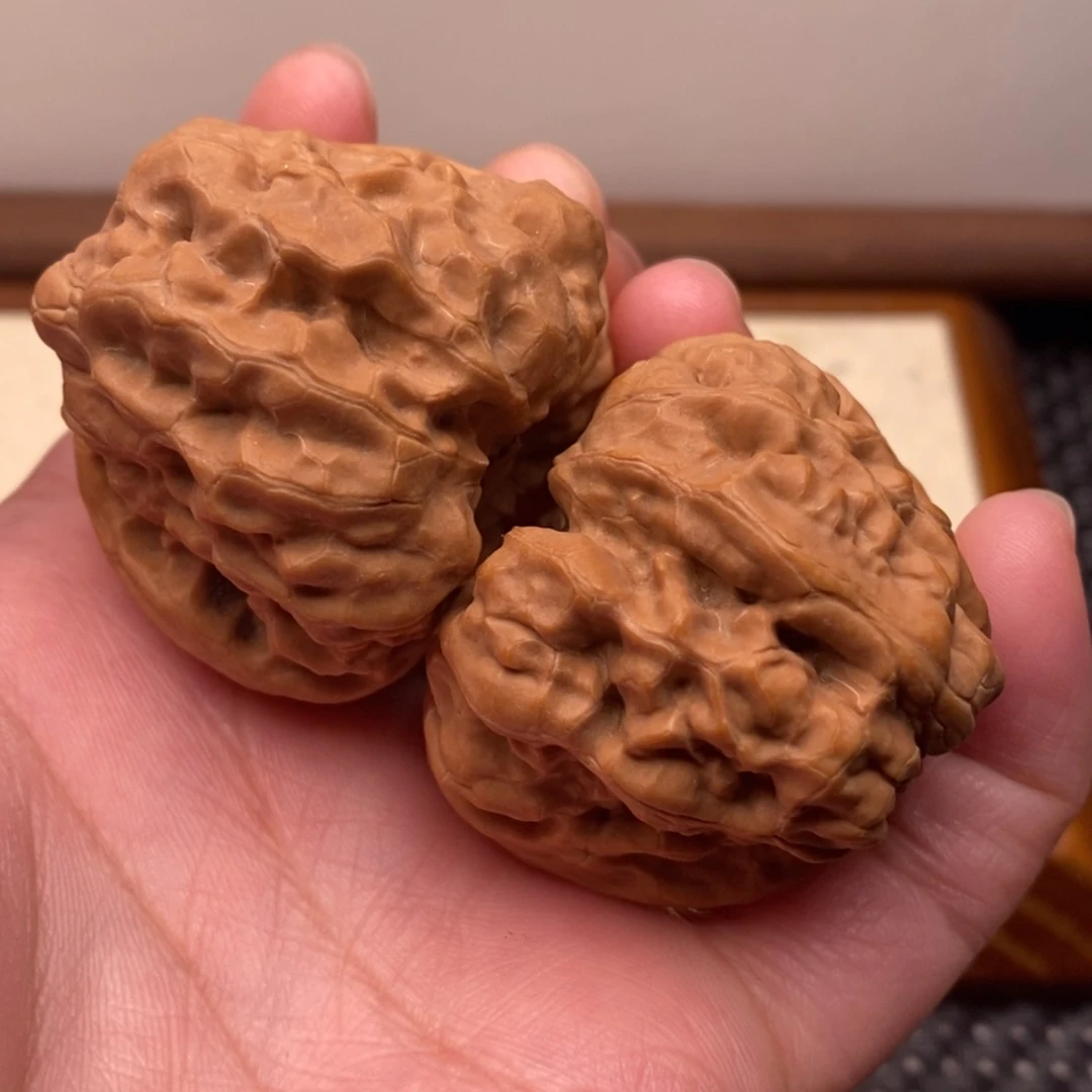 【闪购商品】把件文玩核桃开背边42肚45左右