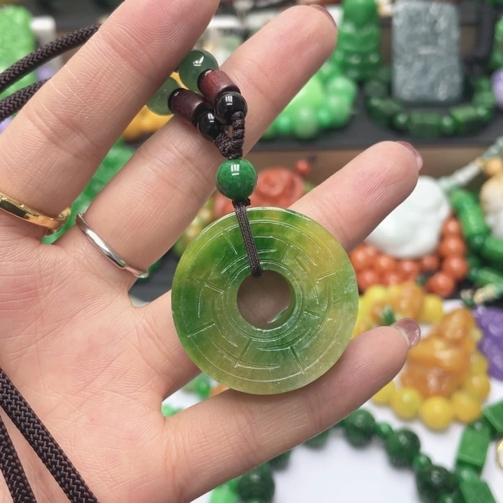 翡翠未镶嵌手链项链21