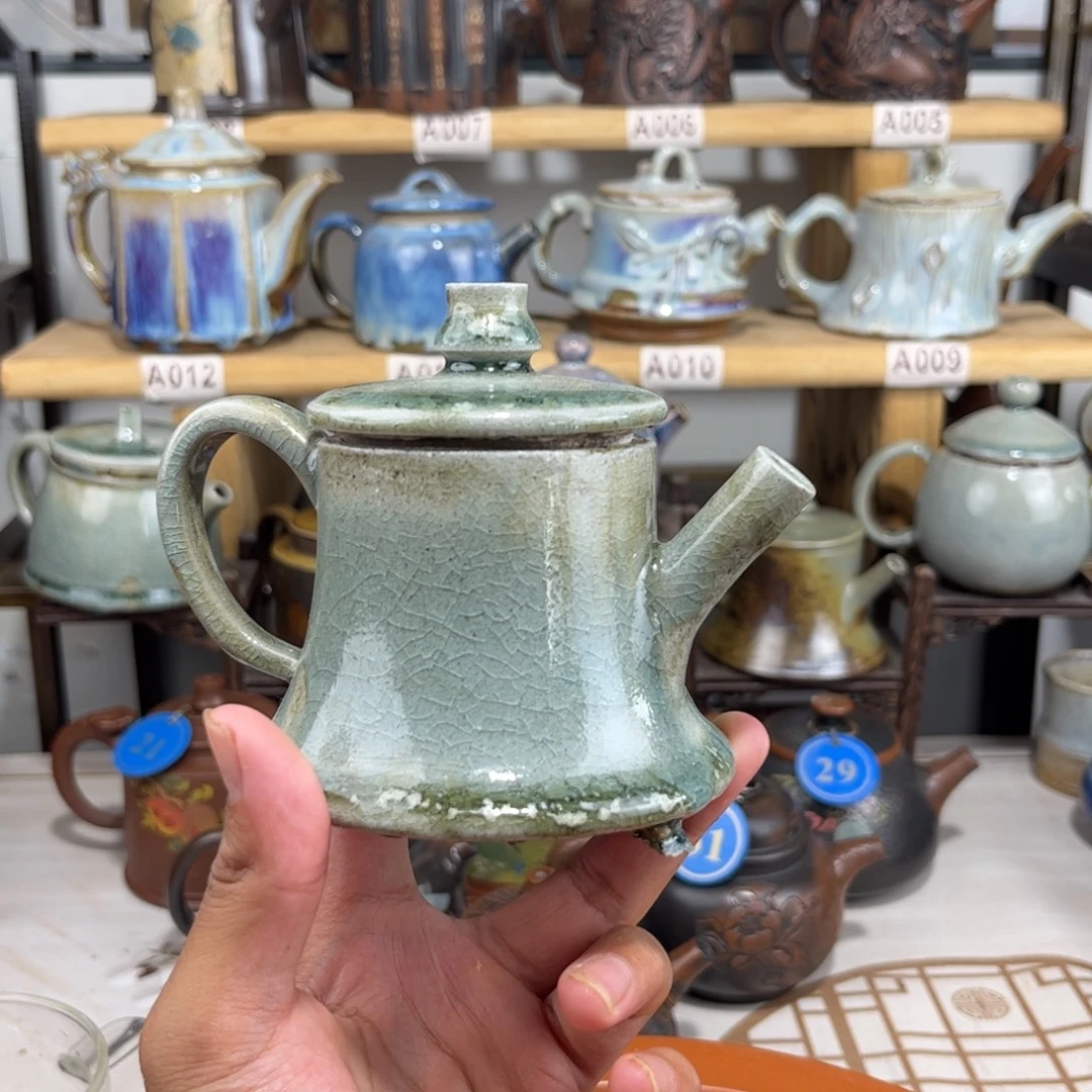 建水紫陶150cc建水紫陶传承纯裸坯柴烧