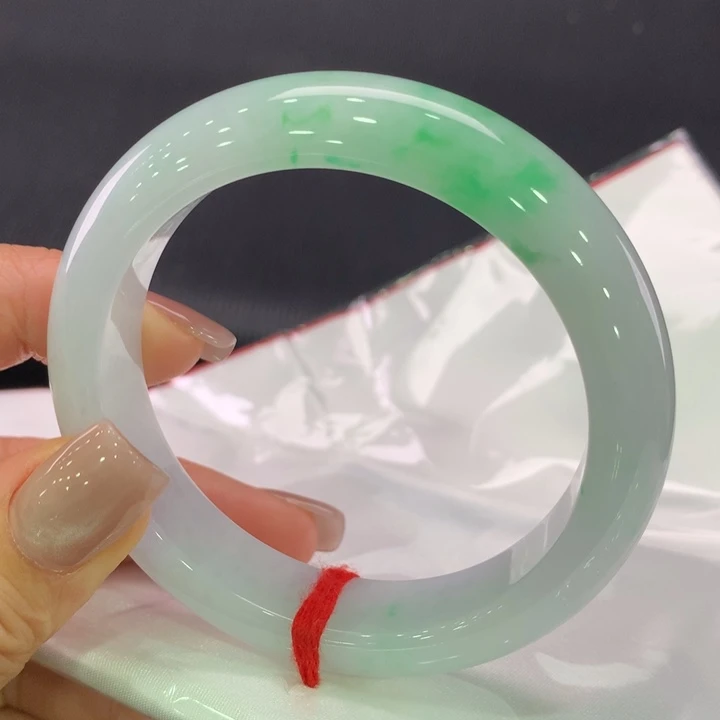 未镶嵌手镯翡翠正圈55.5