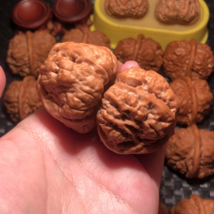 把件文玩核桃40超大蹬腿肌肉蛙