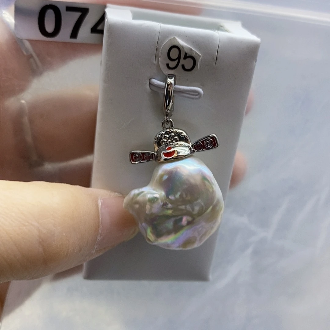 颈饰合金淡水珍珠