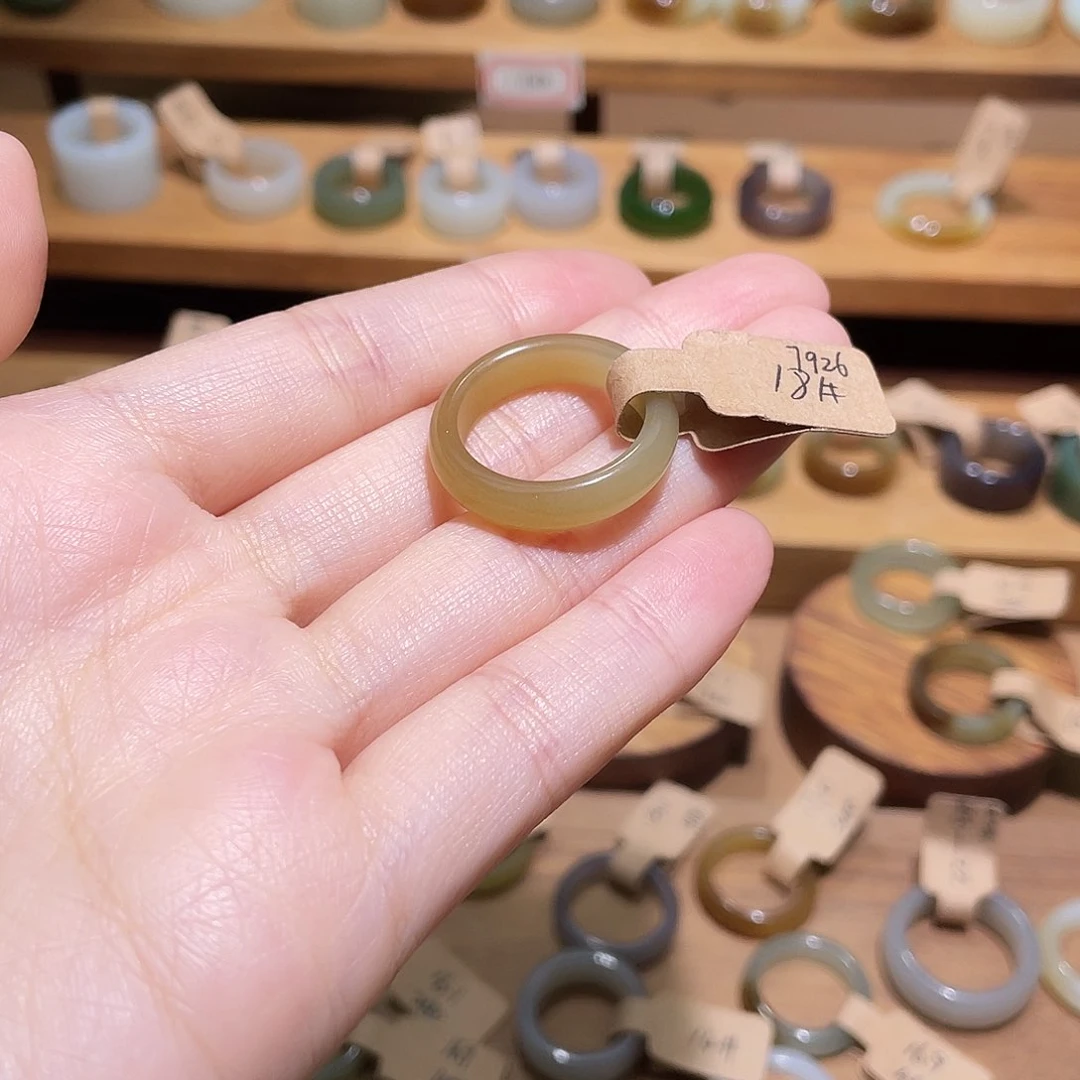 心***水和田玉戒指未镶嵌18.4