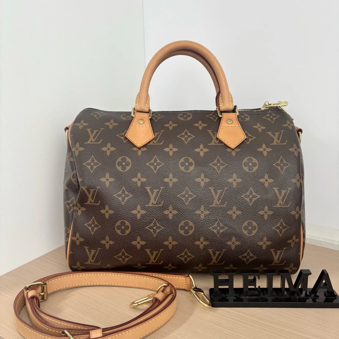 95新 LouisVuitton/路易威登 14459846 LVspeedy30肩带款 30*21