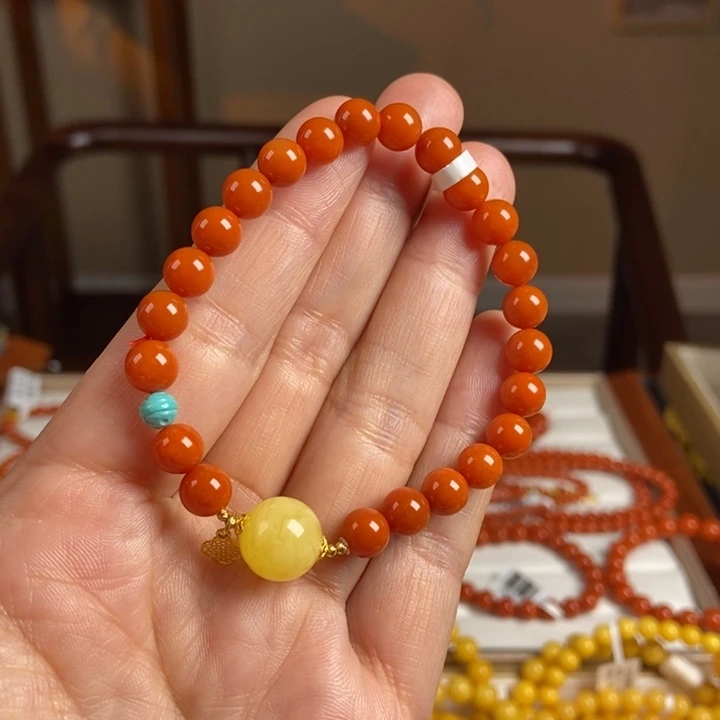 南红玛瑙手链未镶嵌南红7