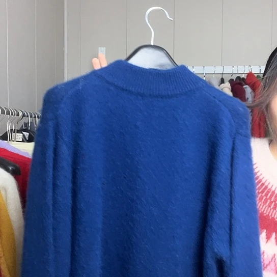 藏蓝115男士ｖ领上衣