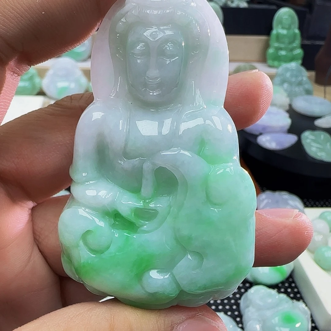 恒***）吊坠(不含链)未镶嵌翡翠