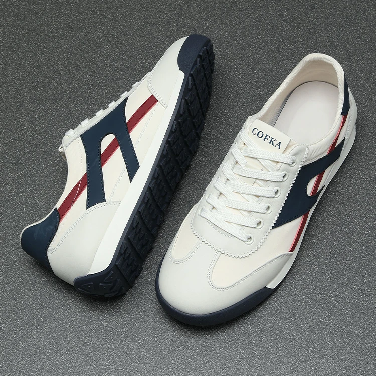 Louis Fordea/路易弗狄男士运动鞋秋季德训鞋百搭复古潮鞋阿甘鞋