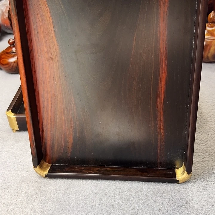 林*老挝大红酸枝茶盘一个