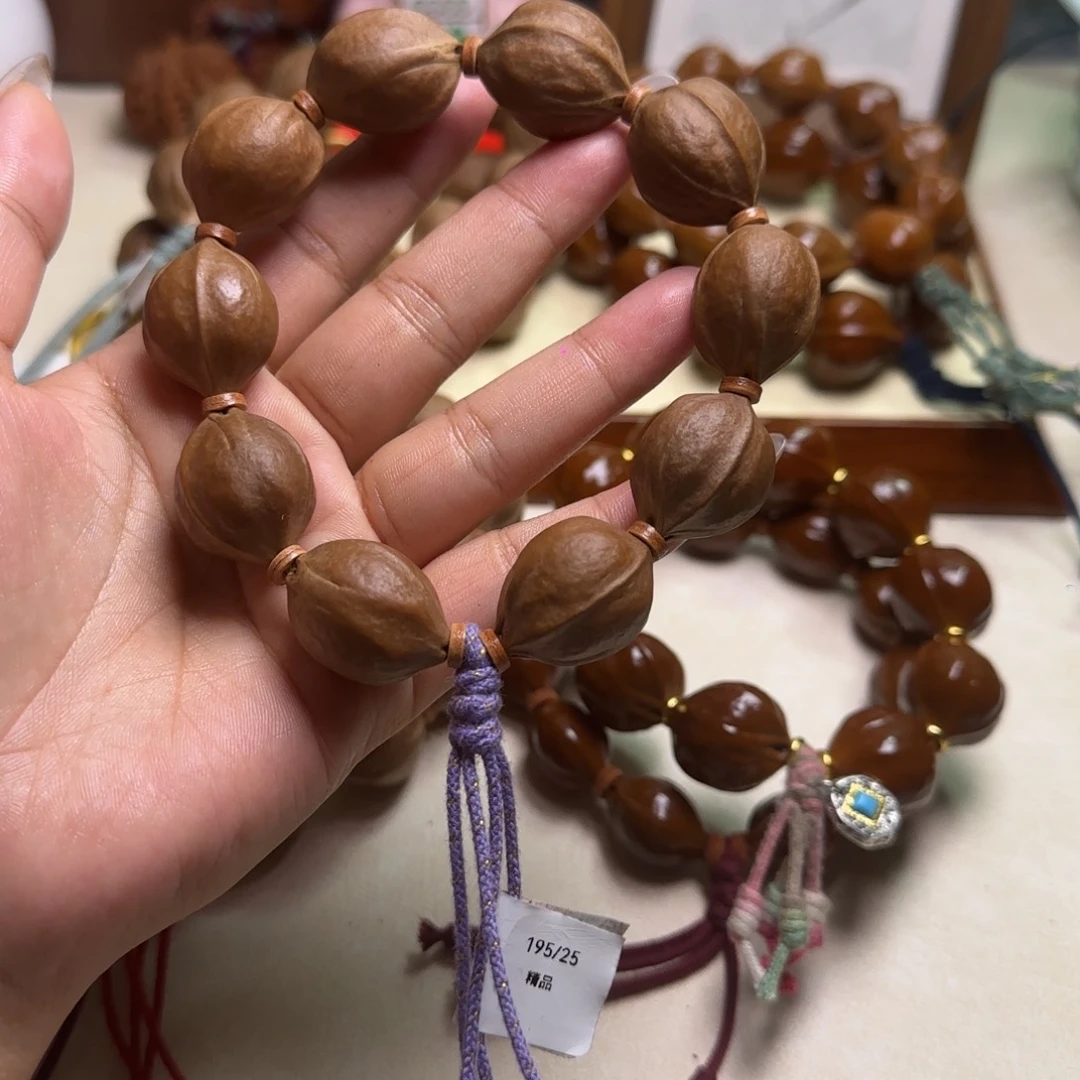 戒***白橄榄核手串/手链梅林铁核1925