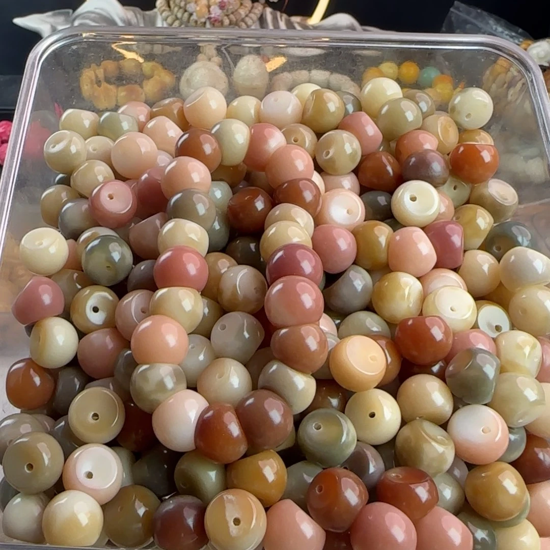 菩提根/象牙果吊坠卡14荷塘月色蒜瓣100颗批发