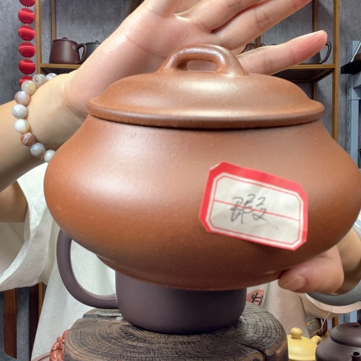 茶杯紫砂前**人原矿紫砂杯