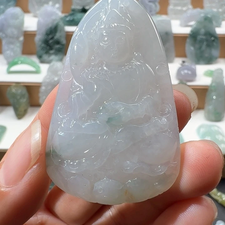 翡翠未镶嵌项链翡翠