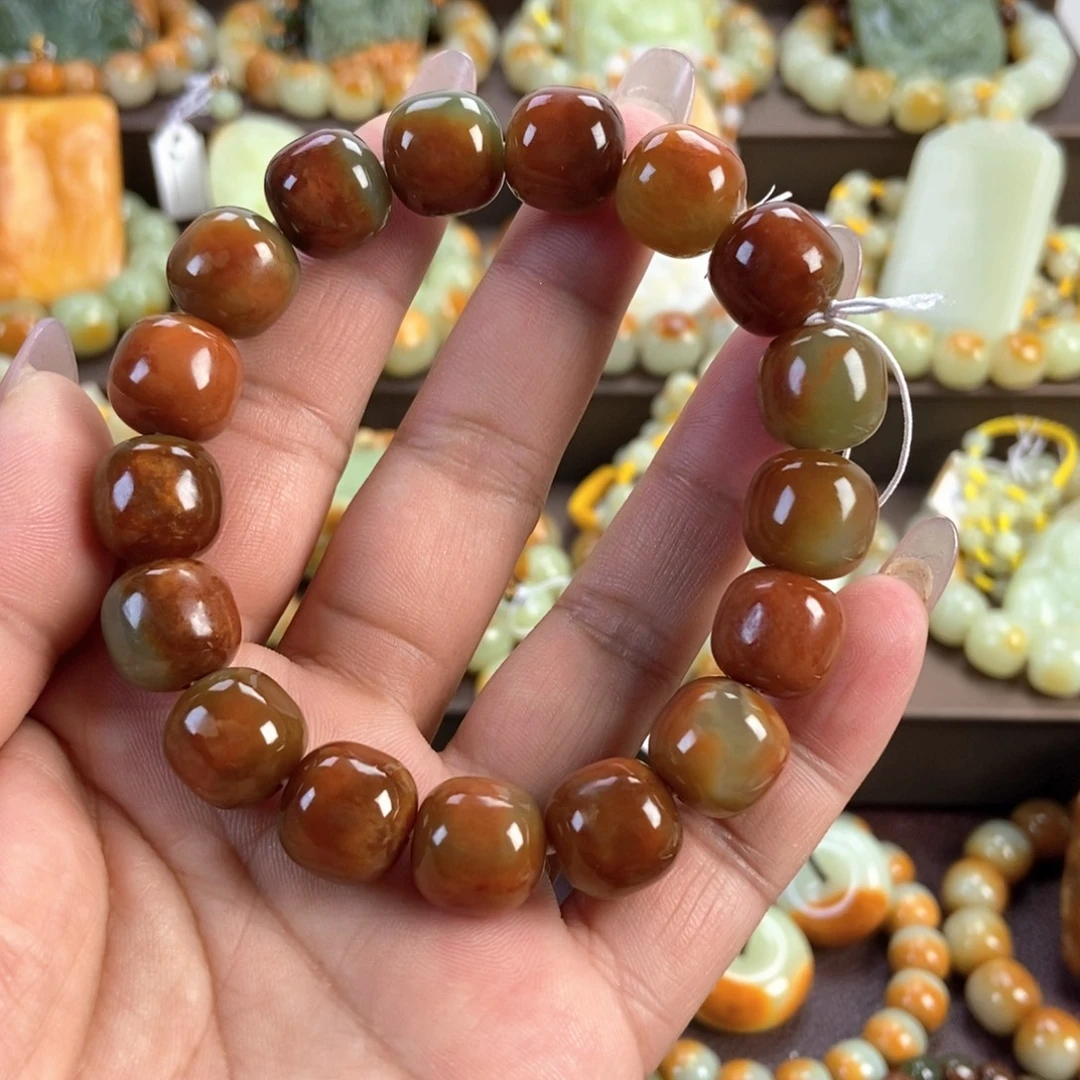 透闪石质玉未镶嵌手串
