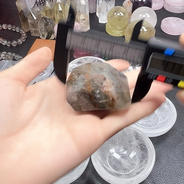 珠宝半成品未镶嵌紫晶58水晶石