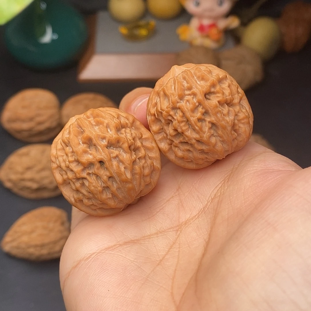把件文玩核桃༺**༻荔枝纹