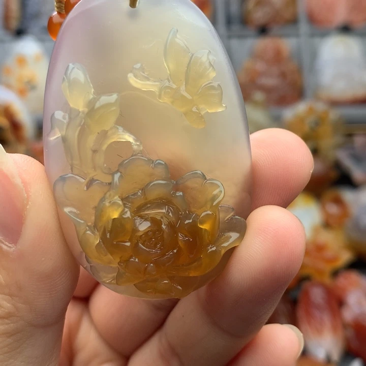 玛瑙/玉髓未镶嵌颈饰