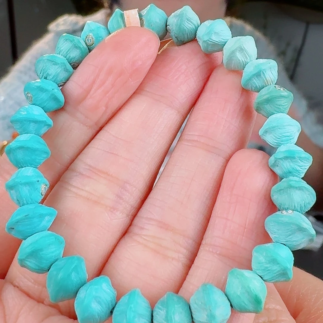 绿松石珠宝奇石未镶嵌