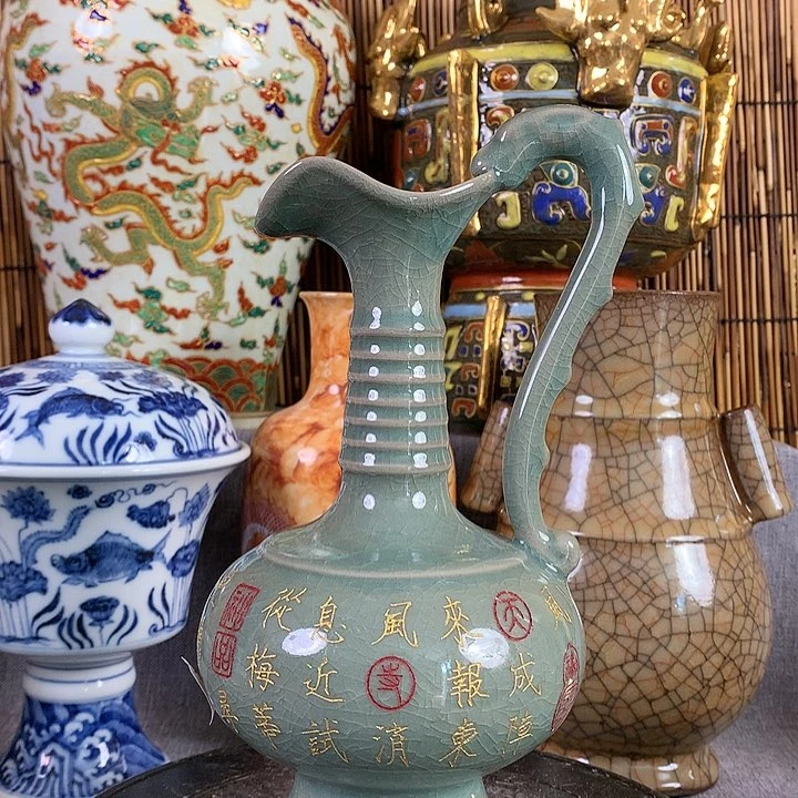 摆件瓷器真的很漂亮的