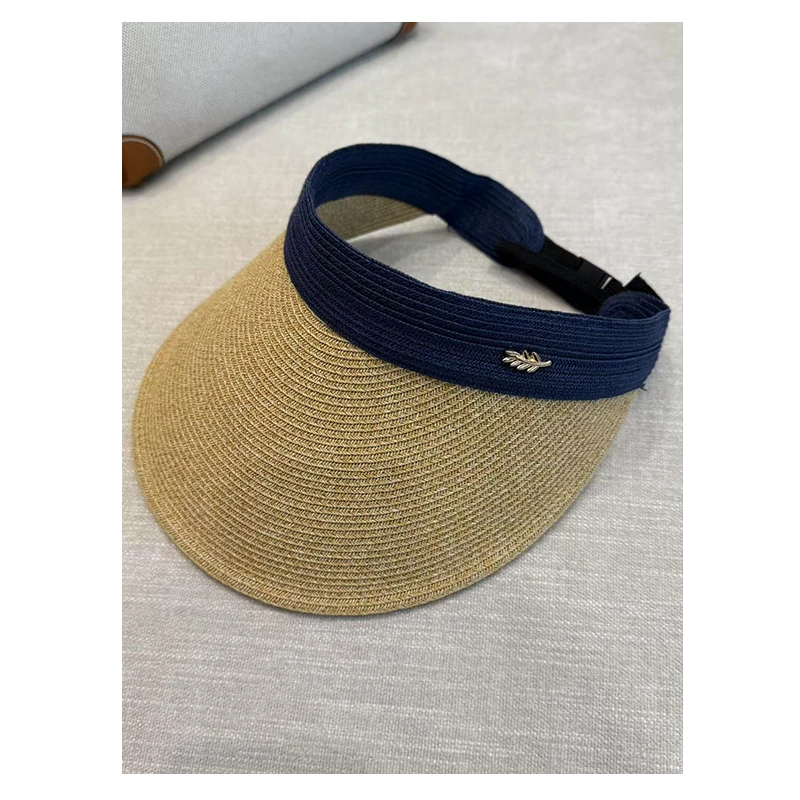 【出游穿搭】春夏户外逛街度假空顶帽可折叠细草沙滩帽子D25028