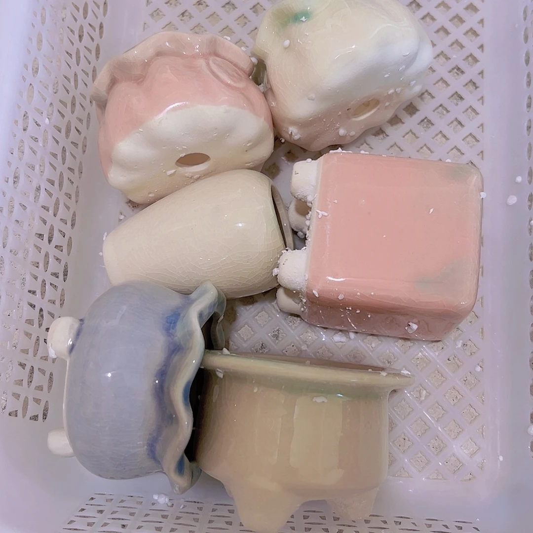 红陶陶瓷花盆当场满12包邮