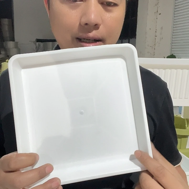 方托盘3号白4个托盘