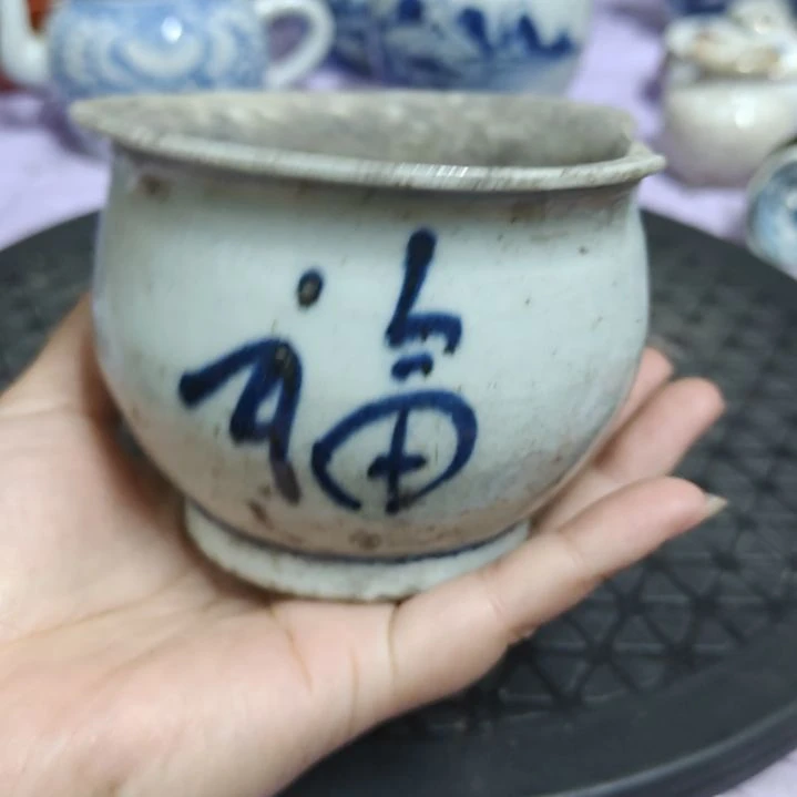 口磕小炉子摆件种*田