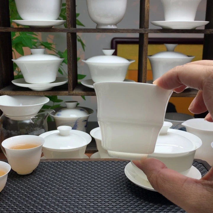 满***满单个纯白竹节主人杯100cc