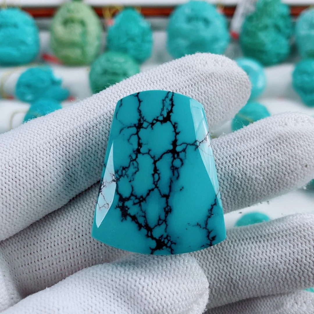 绿松石未镶嵌车挂