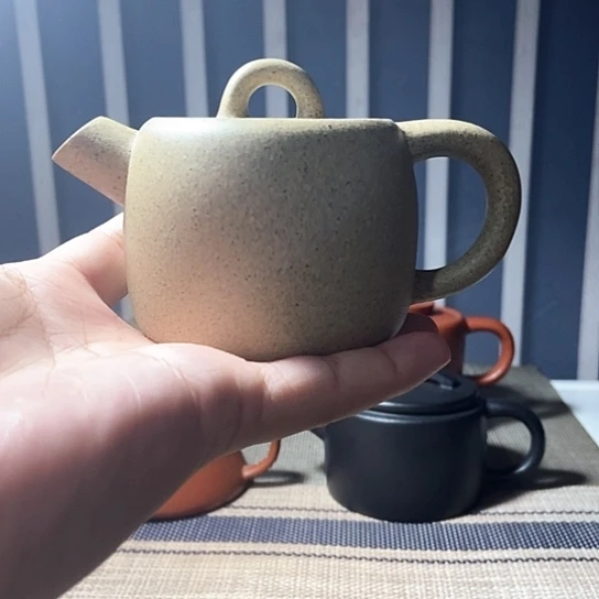 明***过茶壶紫砂大口汉瓦
