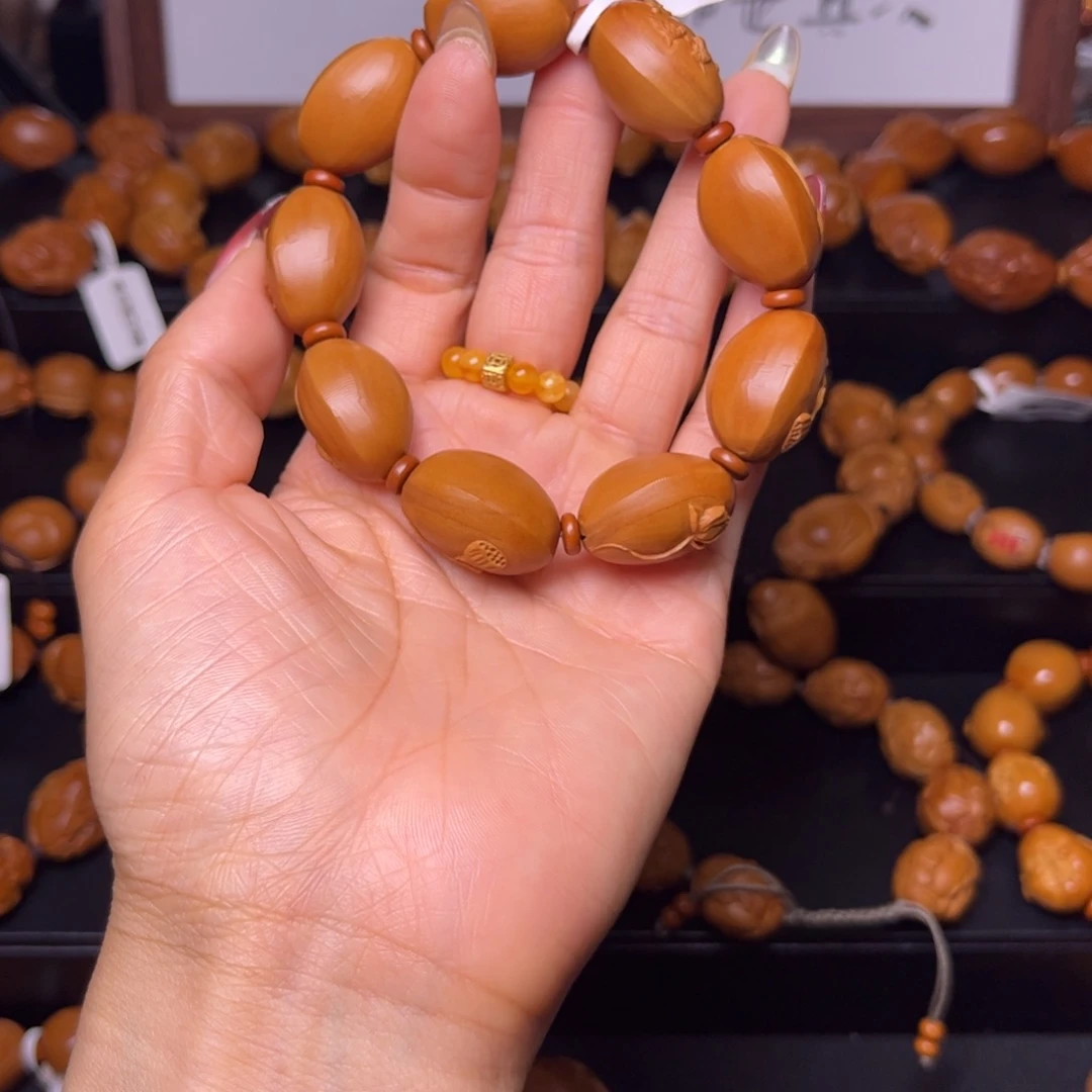 橄榄核手串橄榄核莲韵1.7