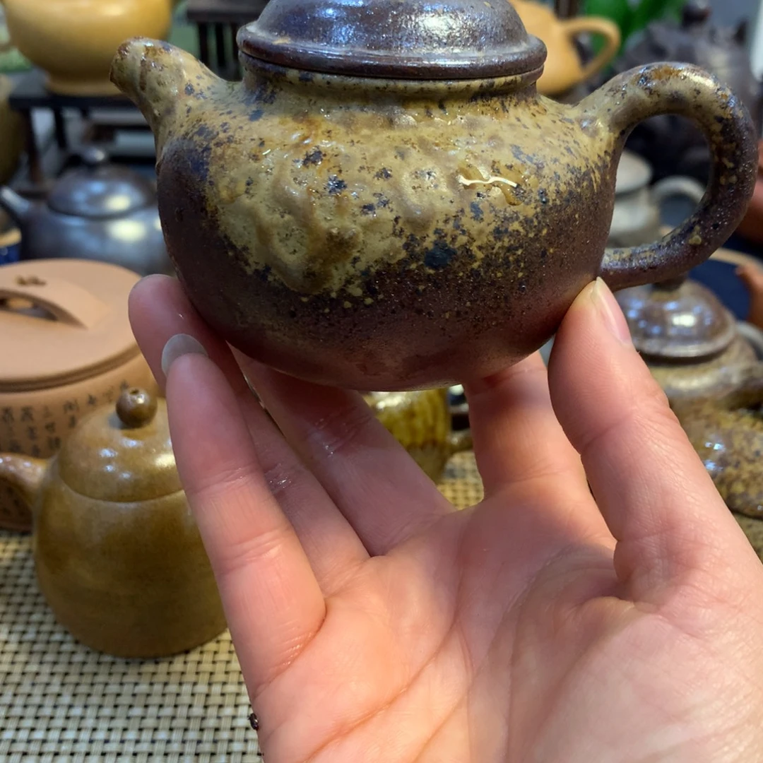 紫砂茶壶宜兴原矿黄金段泥170cc