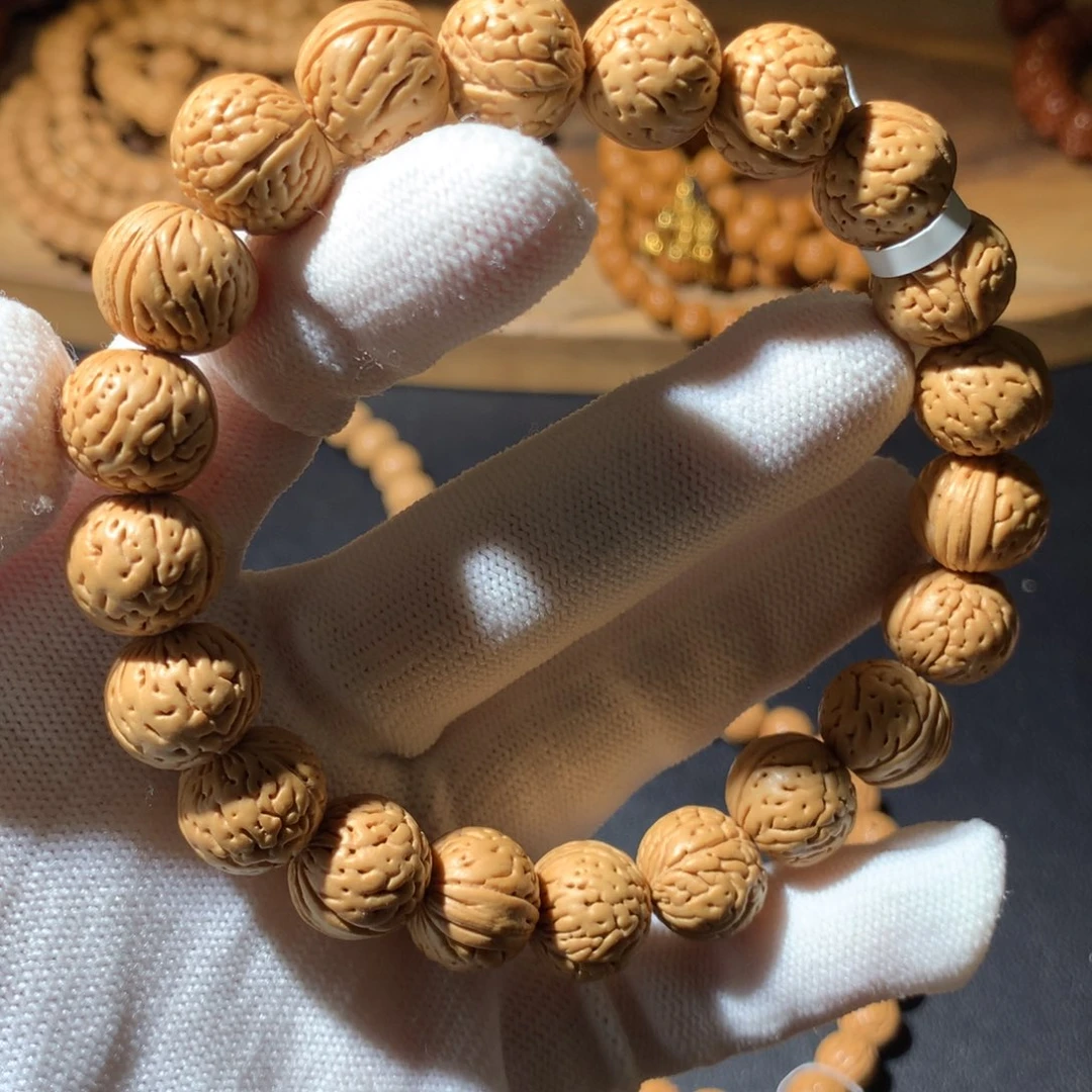 桃核手串北京小蚂蚁13+尺寸