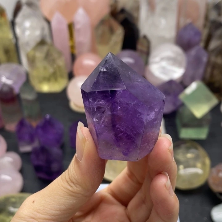 34未镶嵌水晶方****）紫水柱