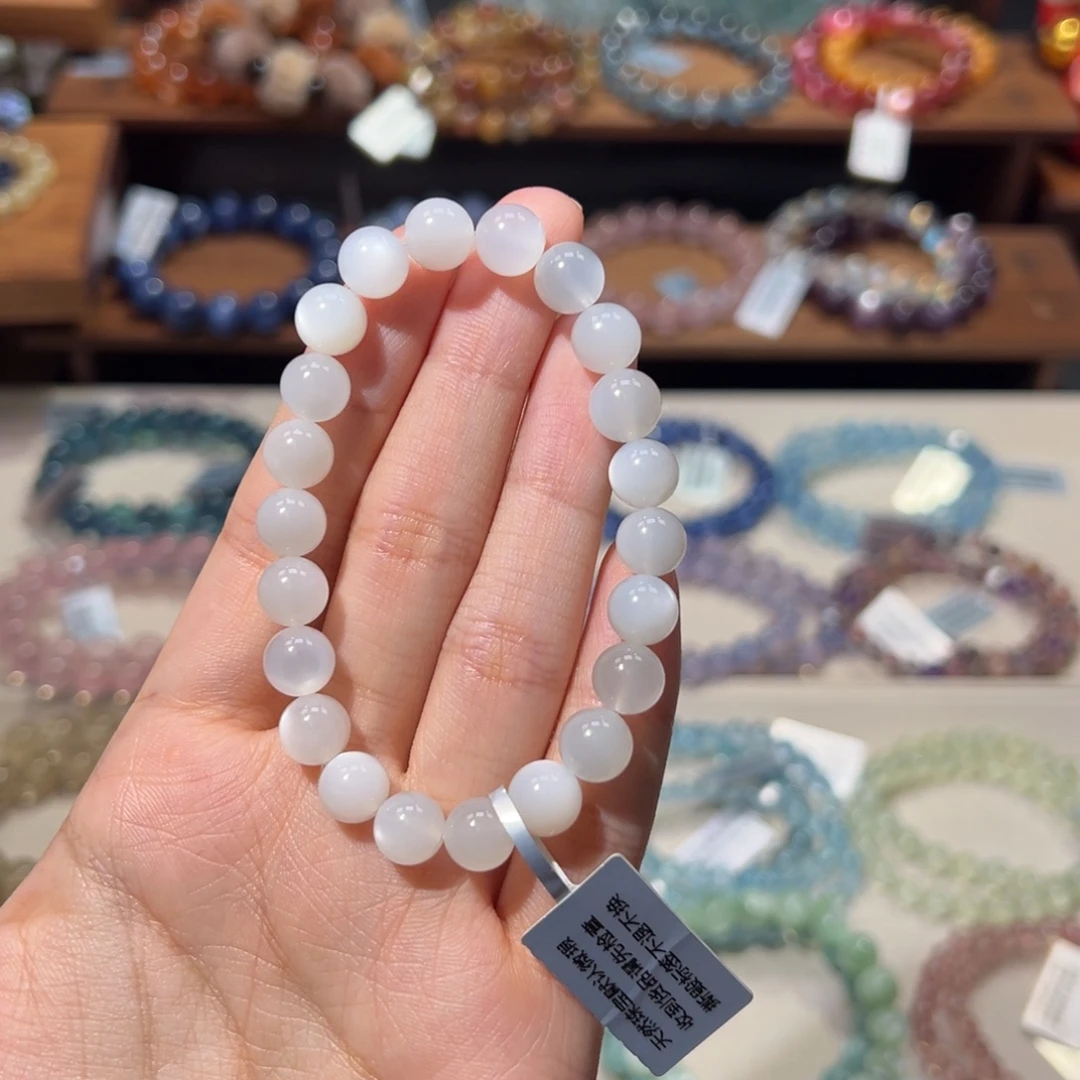 水晶未镶嵌手链8m福利价灯泡白月光